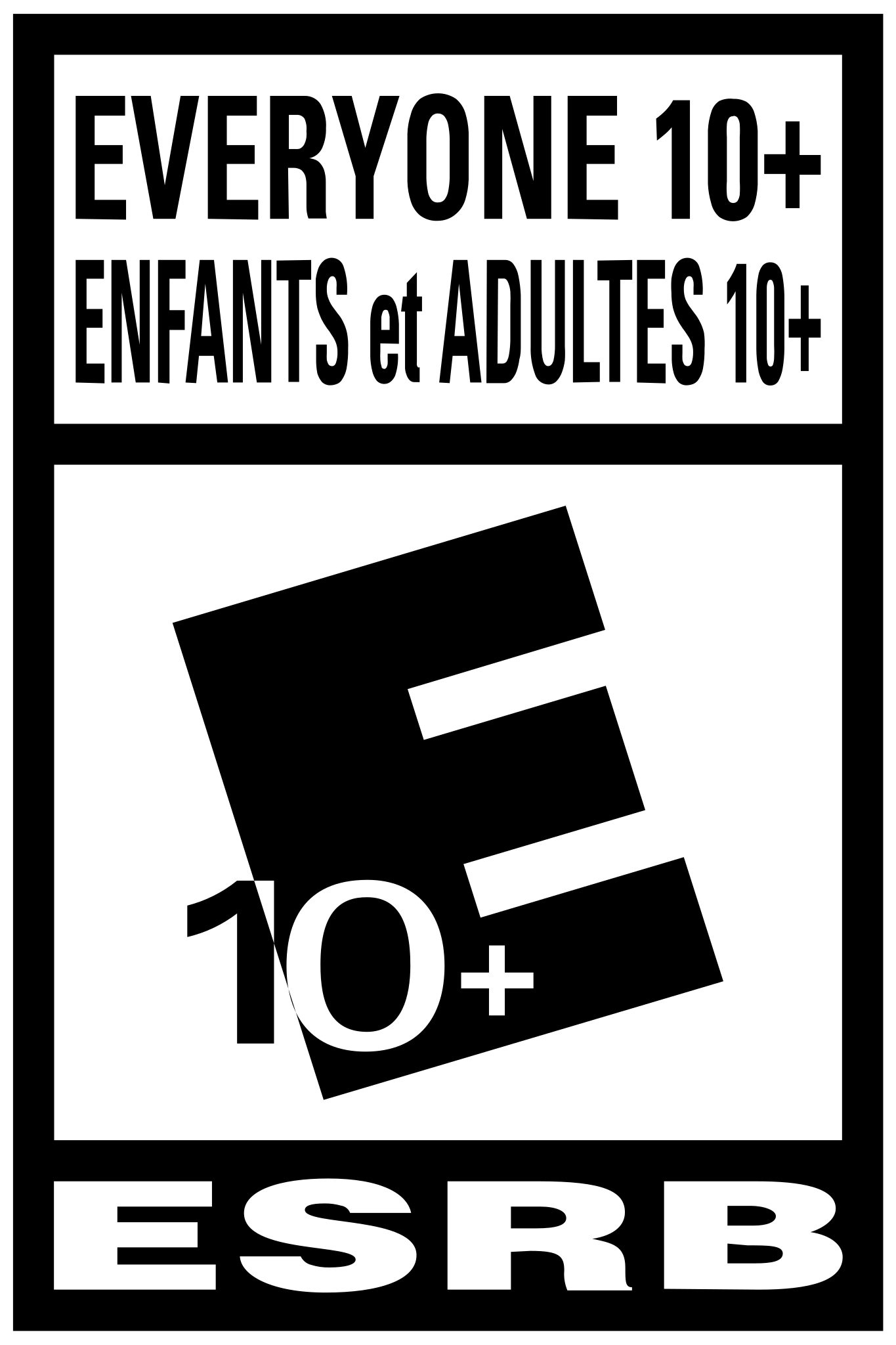 E +10